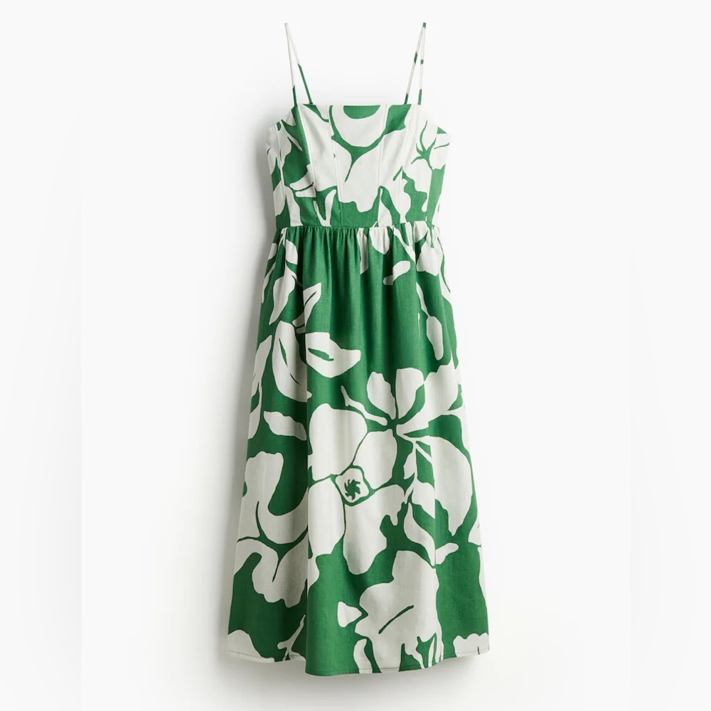 NWOT H&M Strappy Midi Dress, M